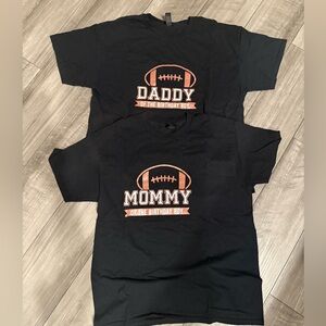 Mommy and daddy of birthday boy (football themed)